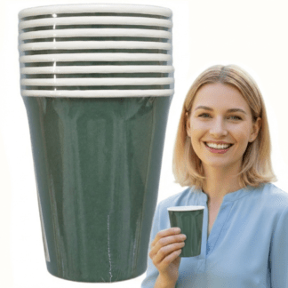 KUBECZKI CIEMNA ZIELEŃ 250ml 8szt