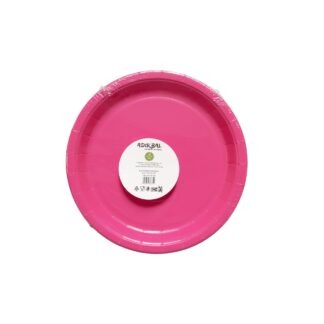 TALERZYKI FUKSJA 18cm 8szt